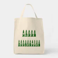 Merry Christmas Tree Font Tote Bag