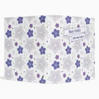 Floral Pattern Binder