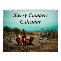 Merry Campers Camping Photos Calendar