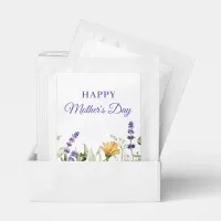 Wildflowers Watercolor Border Happy Mother's Day Tea Bag Drink Mix