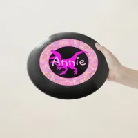 Personalized Pink Dinosaur  Wham-O Frisbee