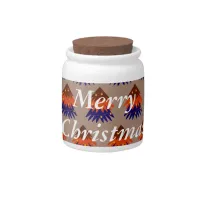 Multicolored Christmas Tree - Candy Jar