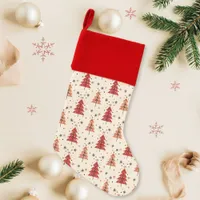 Retro Christmas Tree Stocking