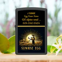 Proud Farmer Celebrates Dawn at Farm Zippo Lighter