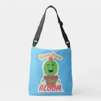 Boom Time To Bloom Funny Cactus Fun Art Crossbody Bag