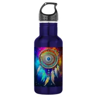 Colorful Mystical Dreamcatcher   Stainless Steel Water Bottle