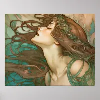 A singing mermaid poster