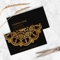 Elegant Gold Mandala ID353 Business Card