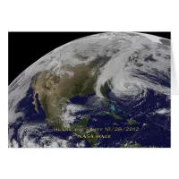 Satellite View of Hurricane Sandy
