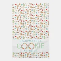 Christmas Patterned Grandma's Cookie Kitchen Kitchen Towel