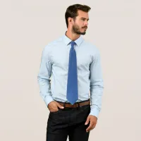 Simple Basic Blue Sky Photograph Neck Tie