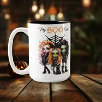 "My Boo Crew"  Two-Tone Coffee Mug