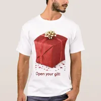 Open your gift t-shirt