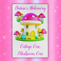 Monogrammed Cottage Core Nature's Hideaway | Jigsaw Puzzle