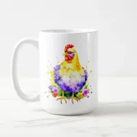 Chicken Lover Fueled by Coffee Coffee Mug
