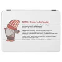 Tomte Nisse Scandinavian House Spirit Dictionary  iPad Air Cover