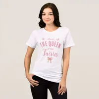 Funny Mother Twins Fairy Girls Birthday Tri-Blend Shirt