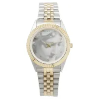 *~* Unisex Two Tone Marble Beautiful  Angel Watch