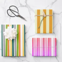 Vibrant Lineage Trio Wrapping Paper Set