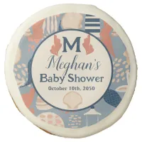 Baby on Board Nautical Baby Boy Shower  Sugar Cookie