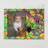 Personalized Photo Halloween Postcard