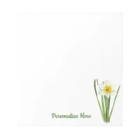 Daffodil Flower Notepad