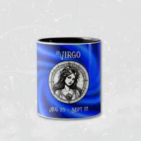 Zodiac Blue Galaxy Virgo Mug