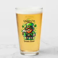 Cheers to Green Beer | St Patrick's Day   Glass