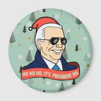 Funny Ho Its President Joe Biden Christmas Kitchen Magnet