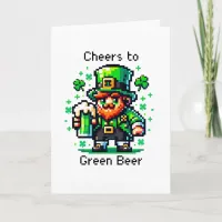 Happy St Patrick's Day | Cheers to Green Beer Card