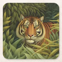 Bengal Tiger Square Paper Coaster