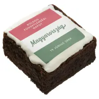 Hungary Independence Day National Flag Brownie