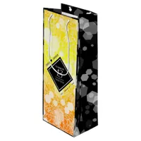 Elegant 13th Citrine Wedding Anniversary Wine Gift Bag