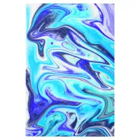 Melted Blue | Marble Fluid Art
