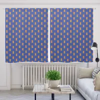 Cute Teddy Bears Patterned Kids Children's Nursery Blackout Curtains