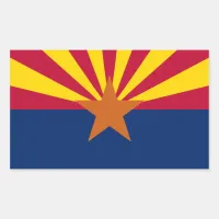 State of Arizona Flag Rectangular Sticker