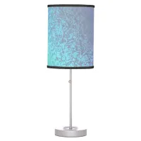 Shades of Blue Abstract Table Lamp