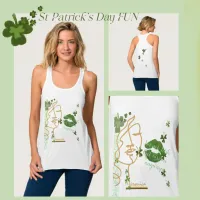 Kiss me Shamrock lips white background