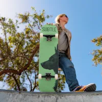 Green German Shepherd Skateboard