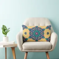 Mandala Kaleidoscope Pattern Lumbar Pillow