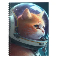 Adorable Cat Astronaut Notebook