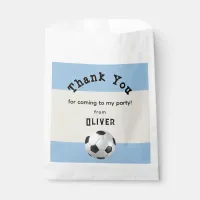 Football Soccer Ball Birthday Party Favor Bag