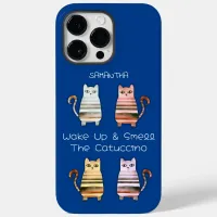 cute cats for cat lovers and coffee lovers Case-Mate iPhone 14 pro max case