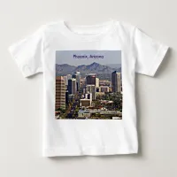 Downtown View of Phoenix, Arizona Baby T-Shirt
