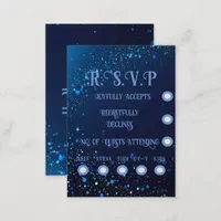 Elegant Sparkle Wedding  Enclosure Card