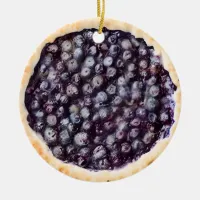 Pie Like You Berry Much  | Funny Food Pun Ceramic Ornament