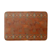 Southwest Canyons Petroglyph Bathroom Mat