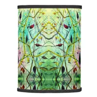 Painted  Elegant Leaves Lamp Shade