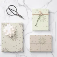 Patterned Wrapping Paper Sheets