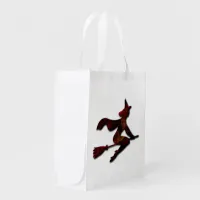 Witching Hour Silhouette Grocery Bag